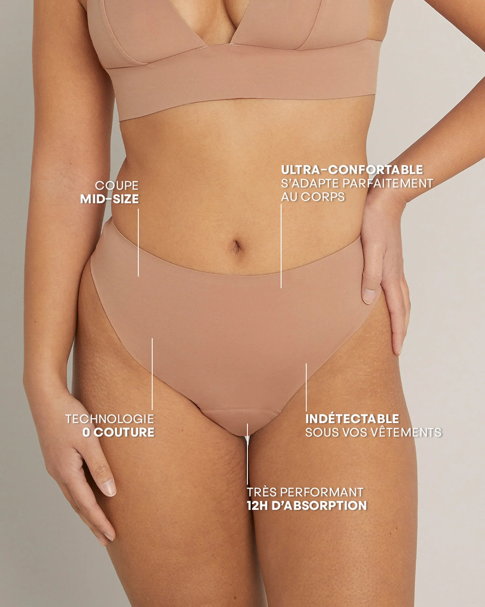 Culotte Menstruelle Parfaite - Mi-haute - Image 4