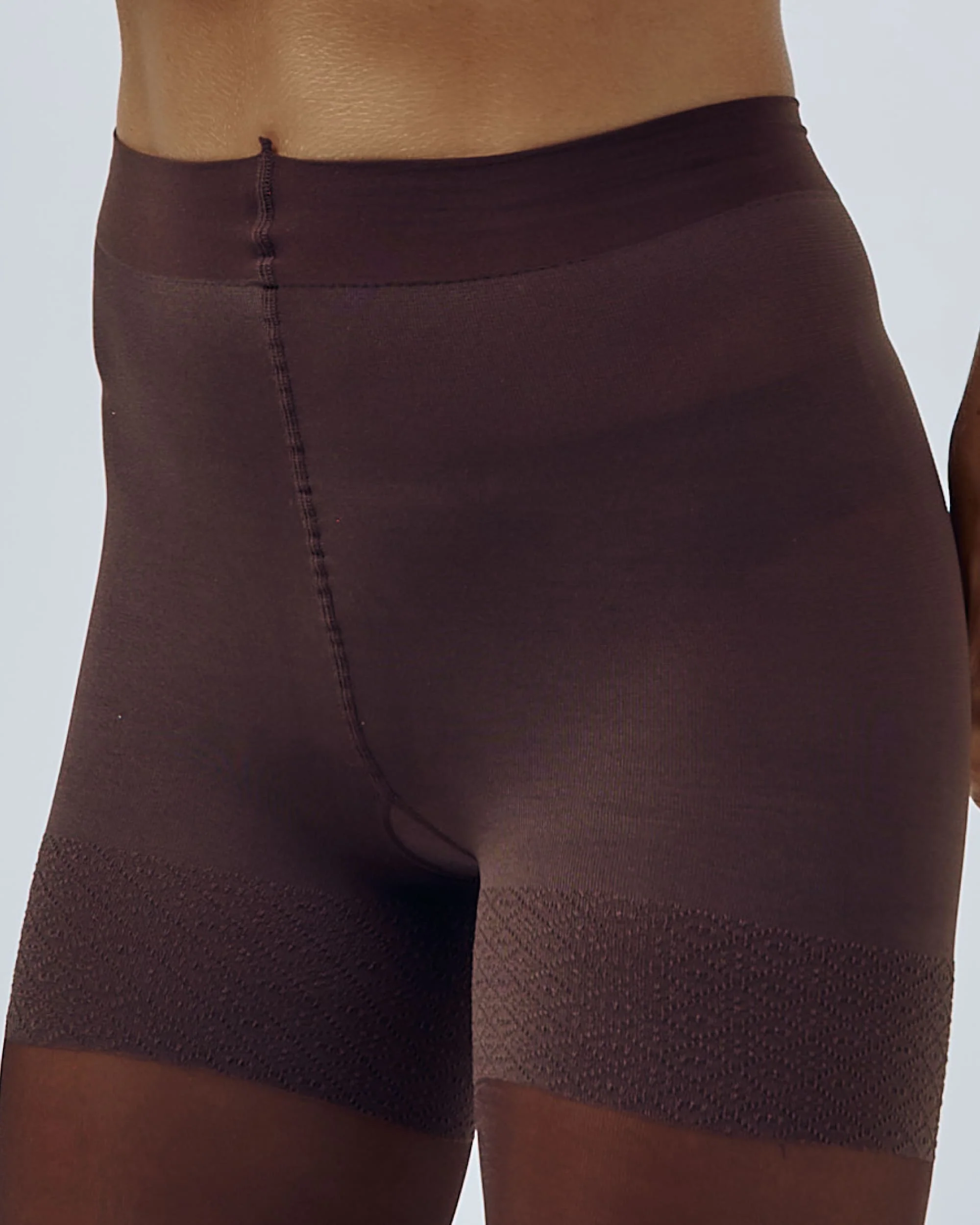 Le Collant Parfait - Shorty Sculptant - Brown 40d - Image 4